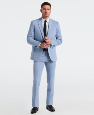 Men's Dobby Louis Slim Fit Suit Pants