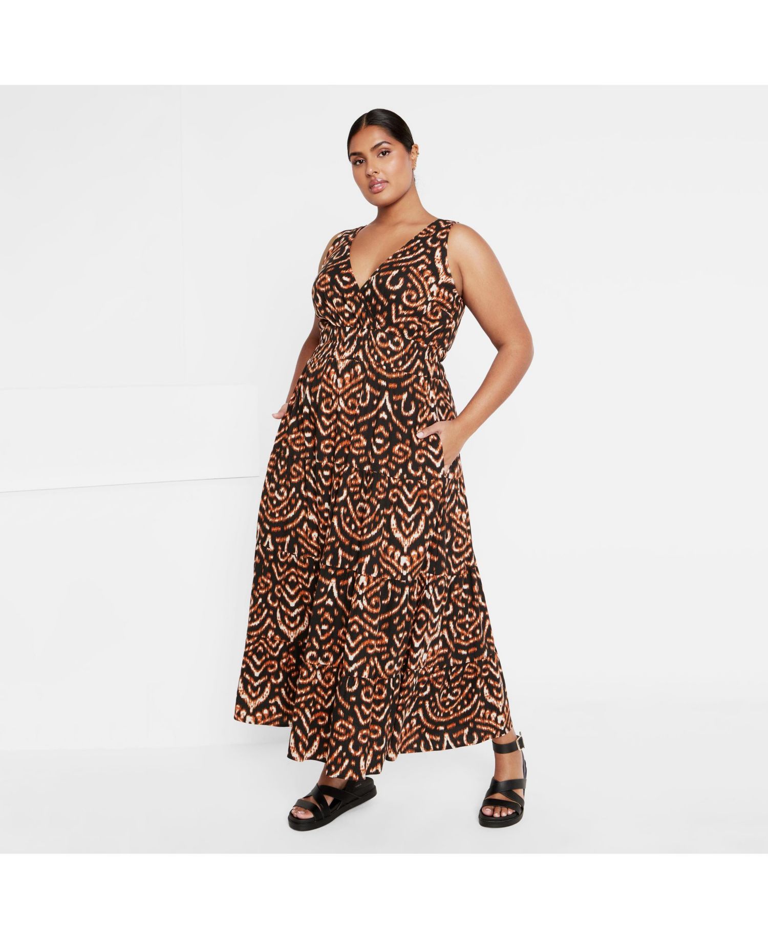 Women's Amara Print Maxi Dress