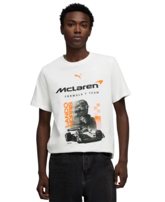 Men's Mclaren Racing Driver Lando Norris Crewneck Graphic T-Shirt