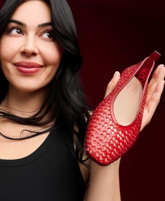 Women's Carla-Jelly Square Toe Flats