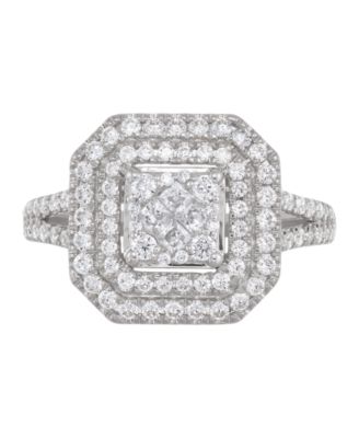Diamond Engagement Ring (1 ct. t.w.) in 10k White Gold
