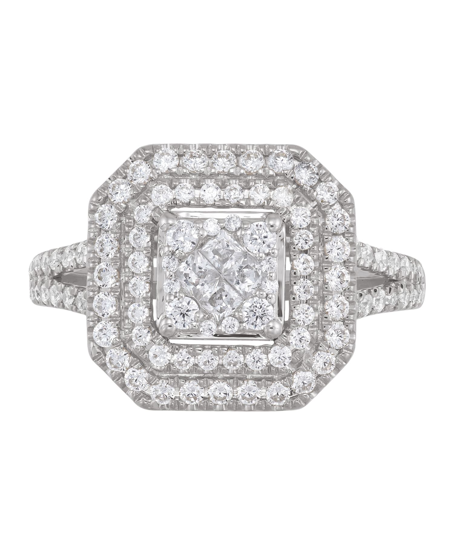 Macy's Diamond Engagement Ring (1 ct. t.w.) in 10k White Gold