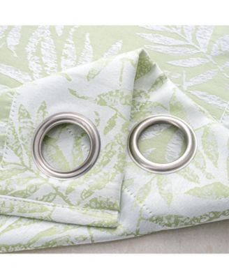 100% Polyester 140 GSM Liana Jacquard Grommet Curtain Panel