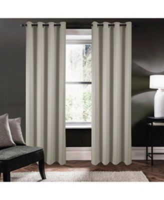 100% Polyester 250 GSM Riley 100% Blackout Grommet Panel Curtains