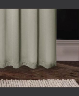 100% Polyester 250 GSM Riley 100% Blackout Grommet Panel Curtains