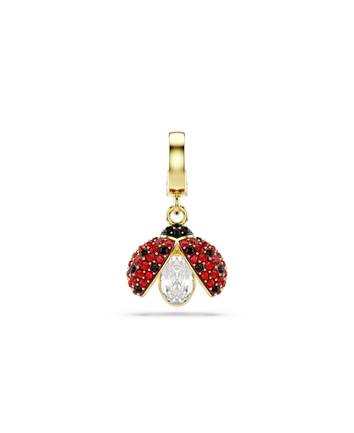 Swarovski Gold-Tone Plated Ladybug Idyllia Charms