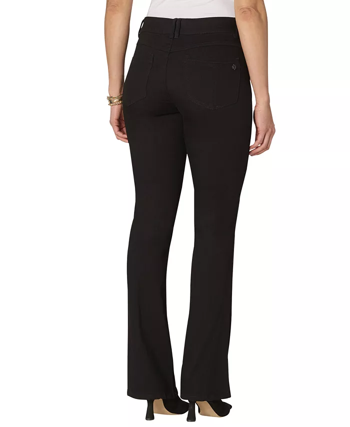 Petite "Ab"solution Luxe Touch Itty Bitty Bootcut Jeans - thumbnail 5