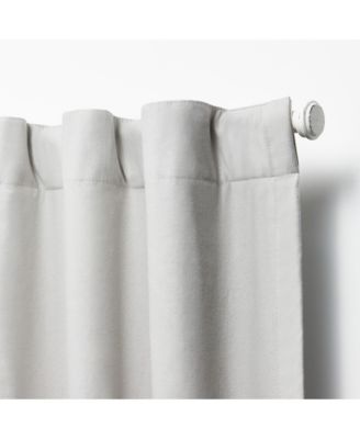 Waller Silver Total Blackout, Back Tab and Rod Pocket Singel Curtain Panel