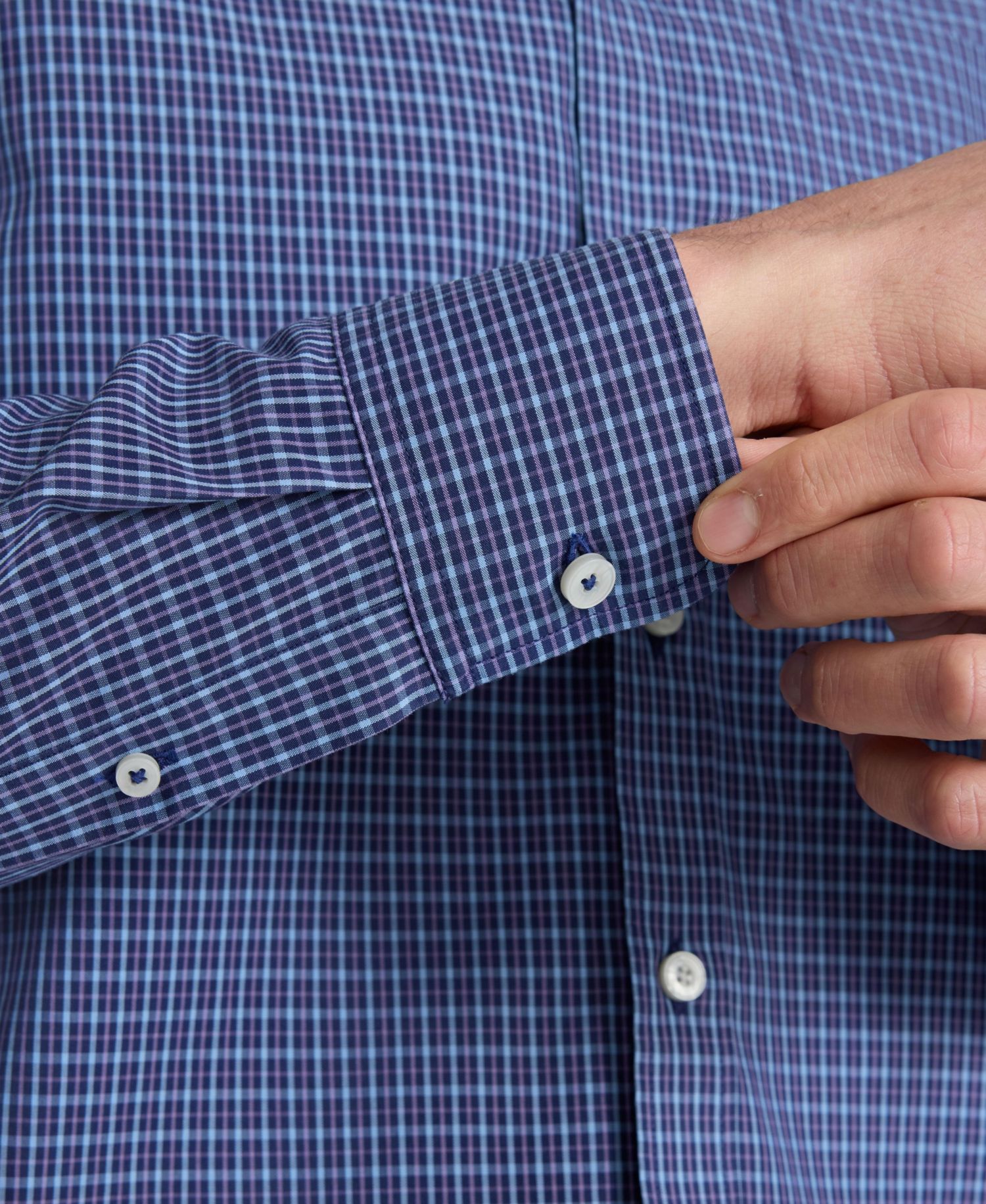 Men's Regular Fit Wrinkle-Free Solay Button Up Shirt