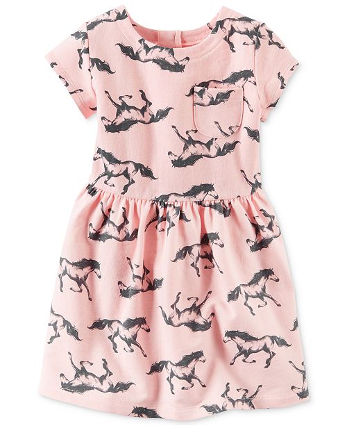Carter S Horse Print Dress Little Girls 2 6x Reviews All