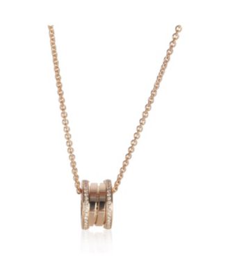 Rose Gold Diamond B.zero1 Necklace