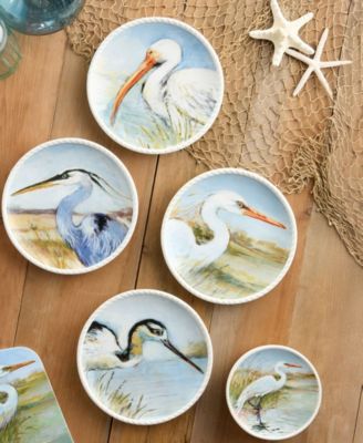 Coastal Birds 16-Pc. Dinnerware Set, Service for 4