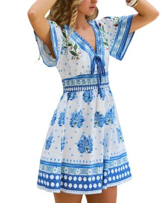 Women's Little Moments Floral Mini Beach Dress