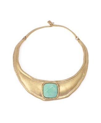 Turquoise Stone Collar Necklace