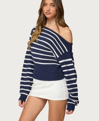 Women's Mika Off Shoulder Oversized Sweater