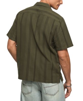 Men's Short-Sleeve Linen Knit Shirt