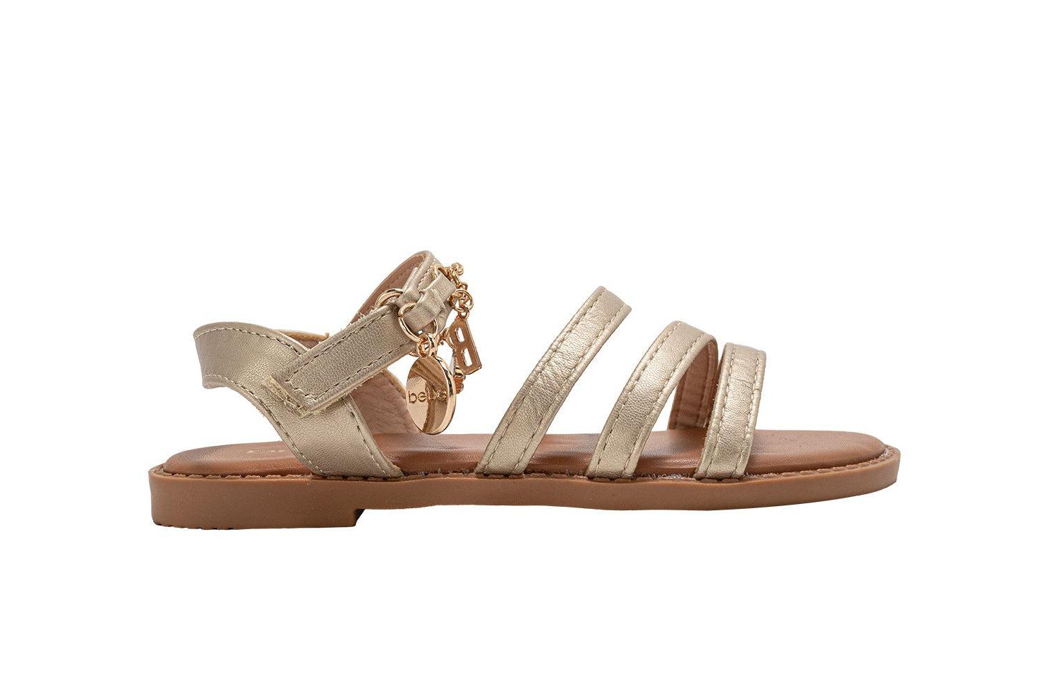 Girls Girl's Fashion Sandals - Dressy Shoes with Decorative Chain and Charms