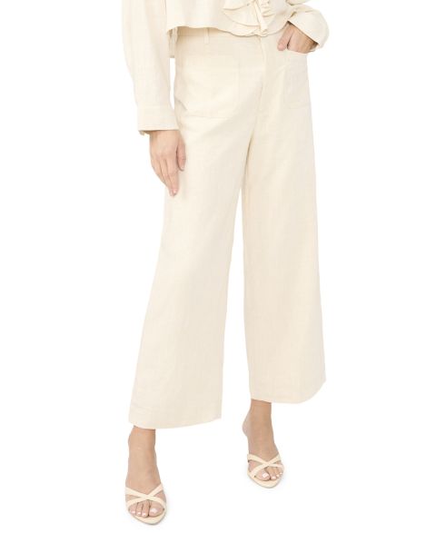 Женские брюки Sam & Jess Wide-Leg Ankle-Length, цвет: Хаки