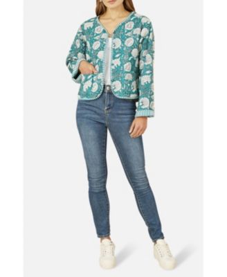 Women's Floral Patchwork Reversible Jacket