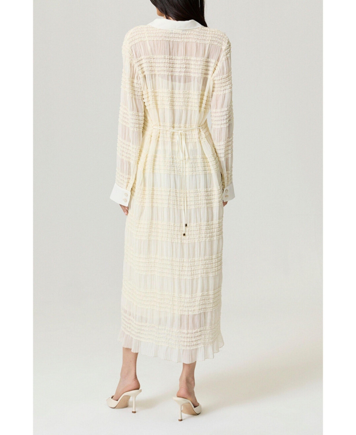 Nocturne Women's Ruffle Detailed Maxi Dress