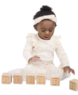 Babywear Baby Girls Bodysuit, Pants and Hairband, 3-Piece Set