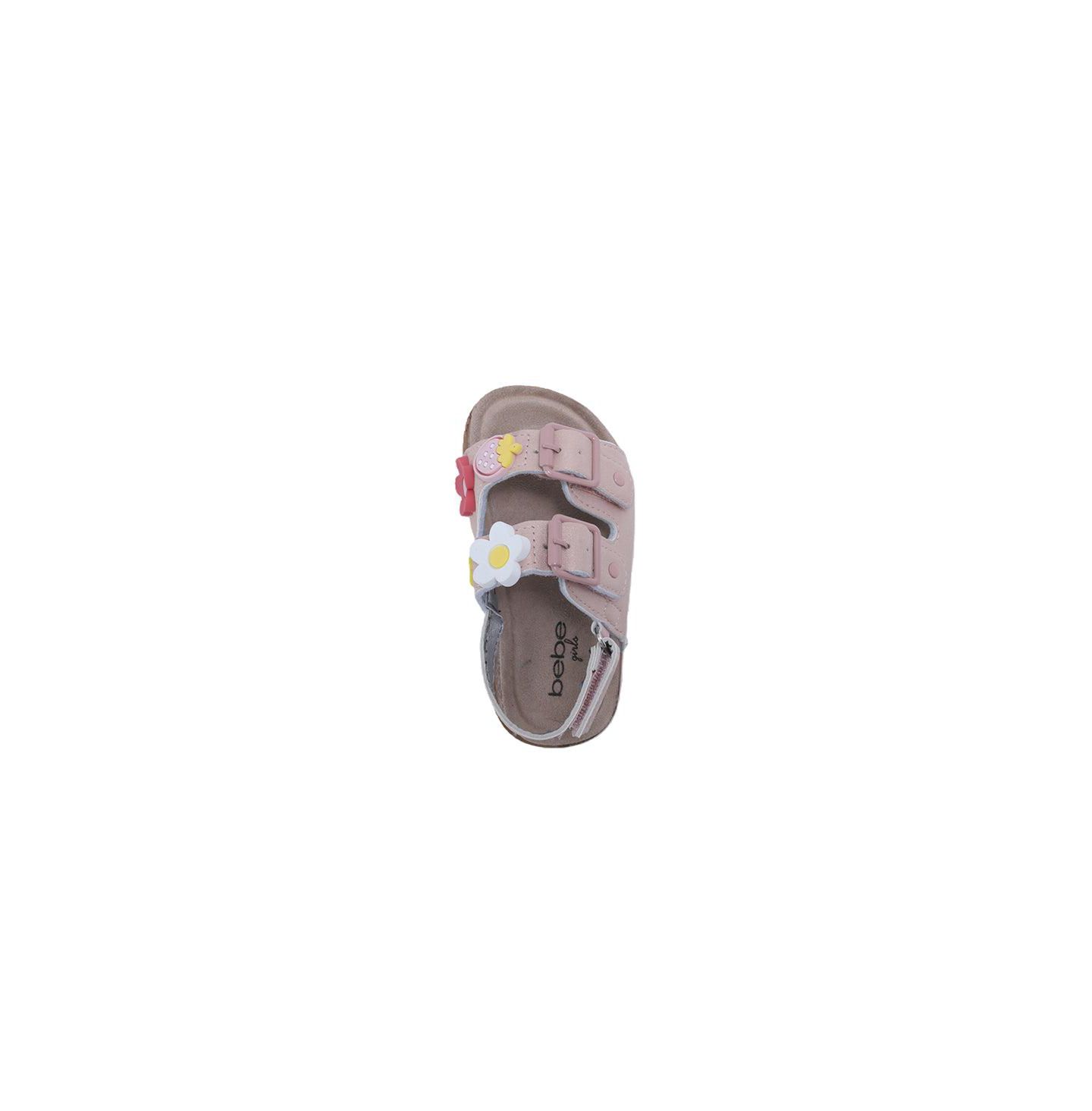 Сандалии Bebe Classic Footbed Sandals для девочек, цвет: Светлый розовый — фото 6