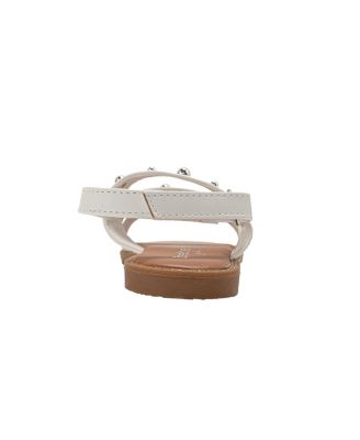 Girls fashion Sandals with Dome Stud Logo hw