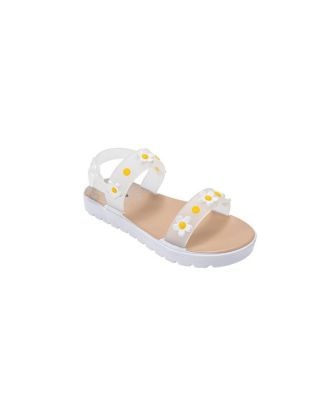 Toddler PCU Sandal with Flowers