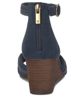 Women's Jaelah Criss-Cross Braided Wedge Sandals