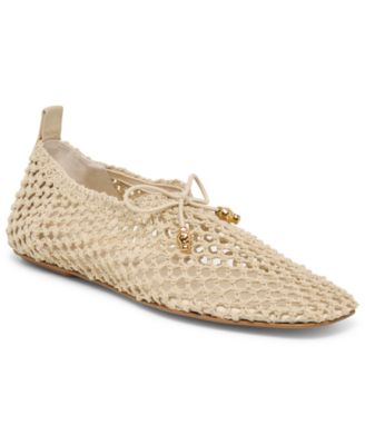 Women's Kaylyn Bow Tie Knit Slip-On Ballet Flats
