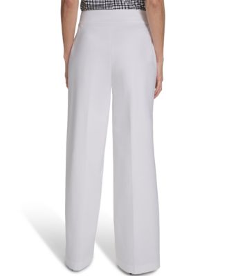 Women's Mid-Rise Wide-Leg Pants