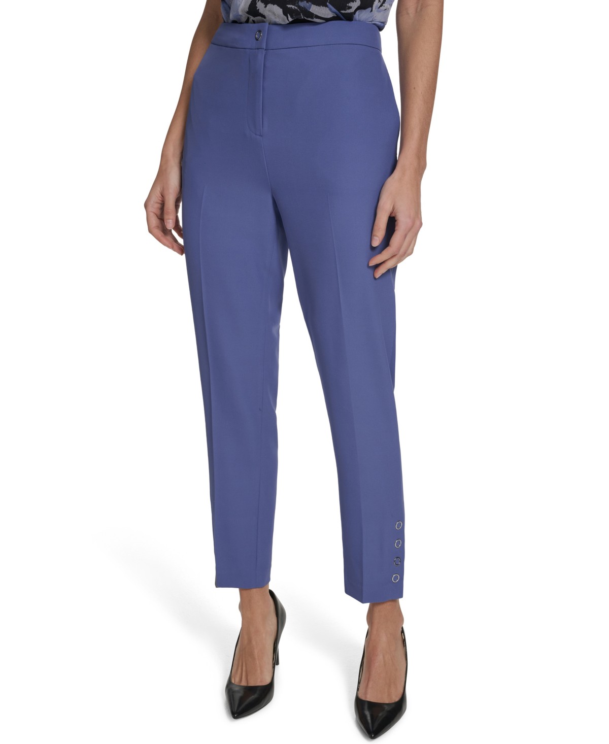 Женские брюки Calvin Klein Women's Mid-Rise Slim-Leg Pants — фото 1