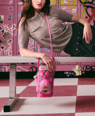 Faux Stone Golf Charm Mother of Pearl Strand Bracelet