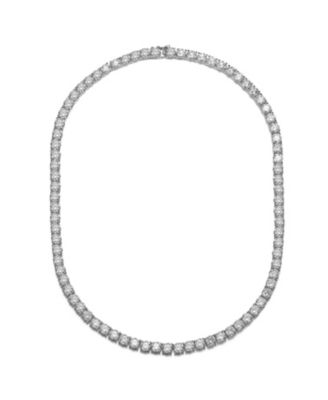 Elegant 4MM Clear Cubic Zirconia 17" Tennis Necklace