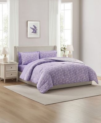 Luxury Soft Botanical Design 7-Pc. Comforter Set, Queen