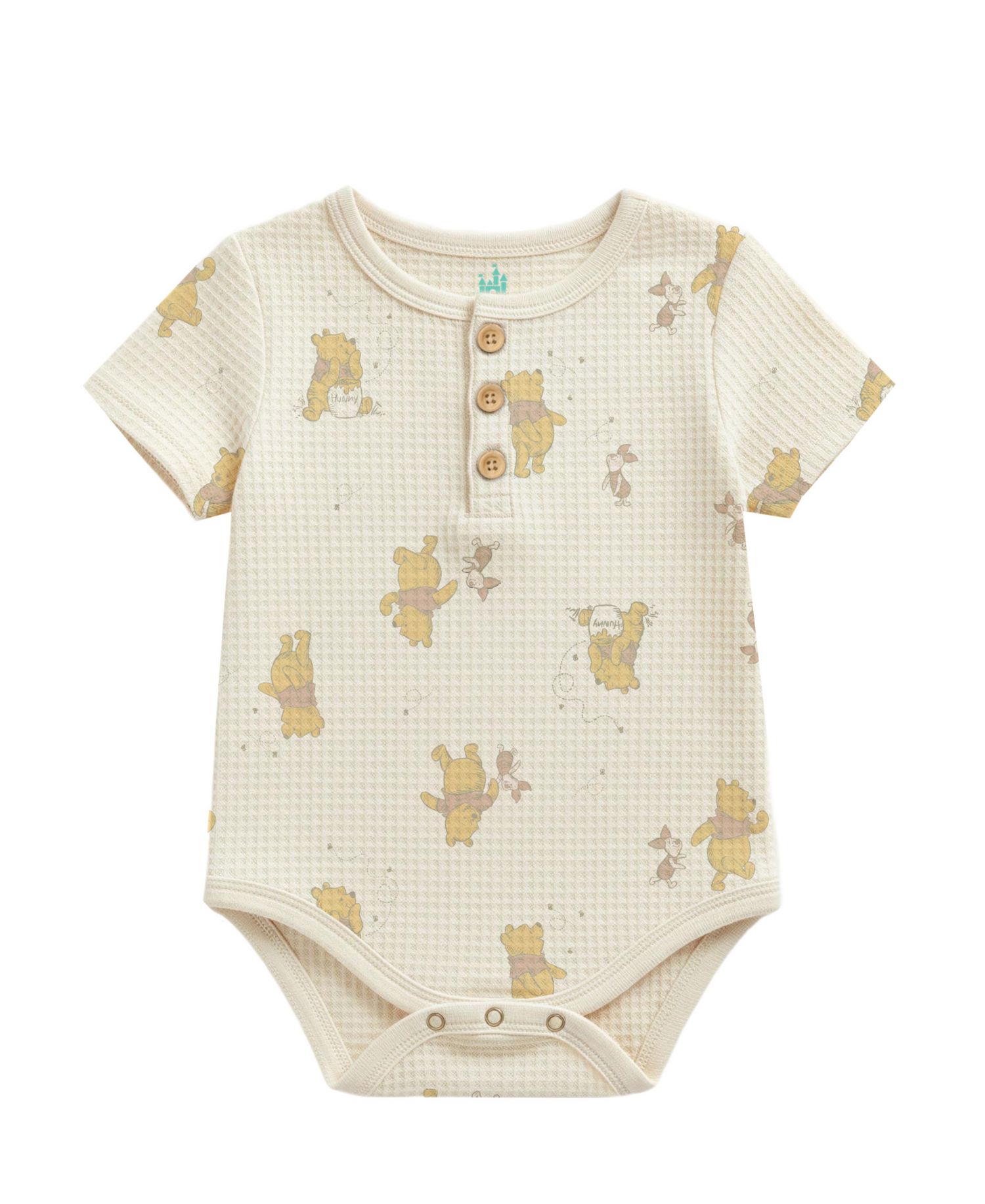 Baby Boys' or Baby Girls' Winnie the Pooh Short-Sleeve Bodysuit, Pants and Hat, 5-Piece Set