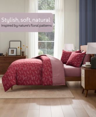 Luxury Soft Botanical Design 5-Pc. Comforter Set, Twin XL