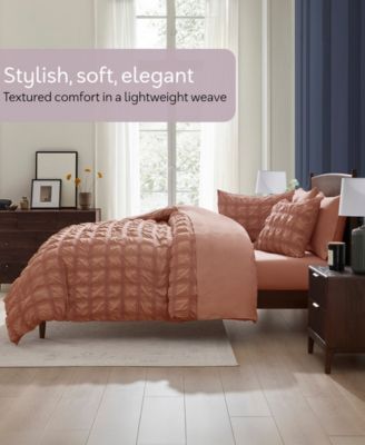 Luxury Soft Seersucker Design 5-Pc. Comforter Set, Twin/Twin XL