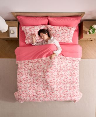 Luxury Soft Biomorphic Design 7-Pc. Comforter Set, Queen