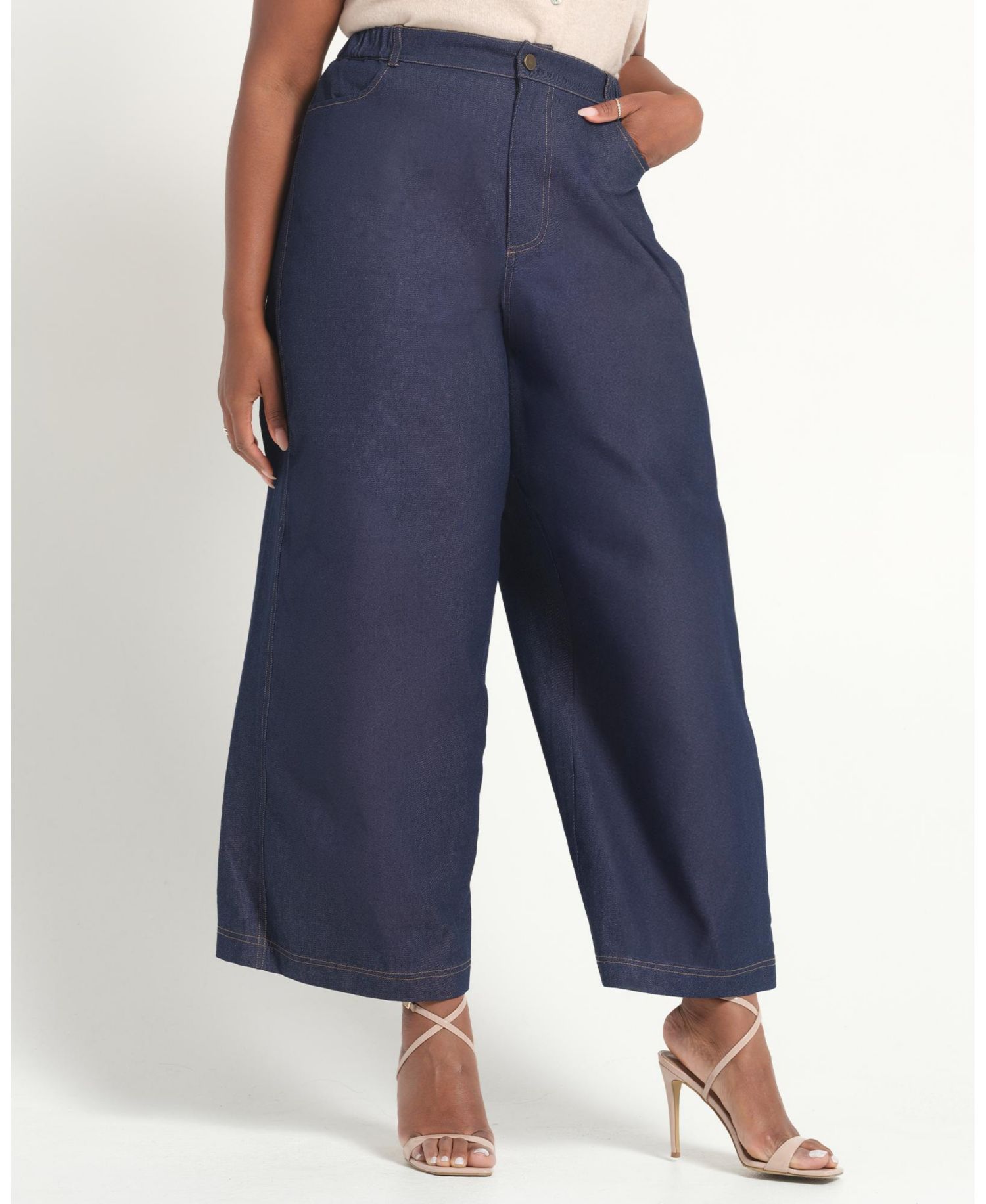 Women's Dakota High Rise Wide-Leg Denim Jean