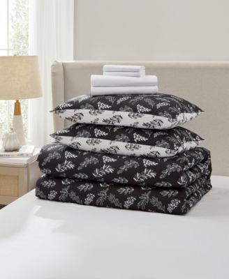 Luxury Soft Botanical Design 7-Pc. Comforter Set, Queen