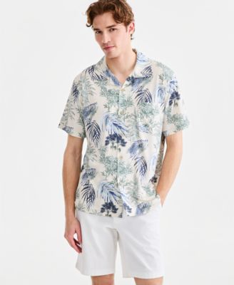 Men's Vista Mar Bravo Beach Printed Camp Shirt