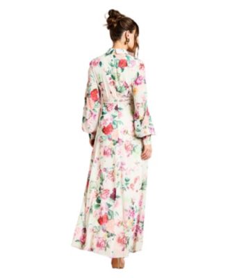 Women's Pleated Lace Trim Midi Dress