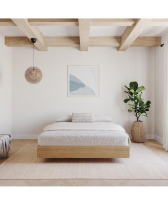 Platform Bed Frame, Queen, Maple