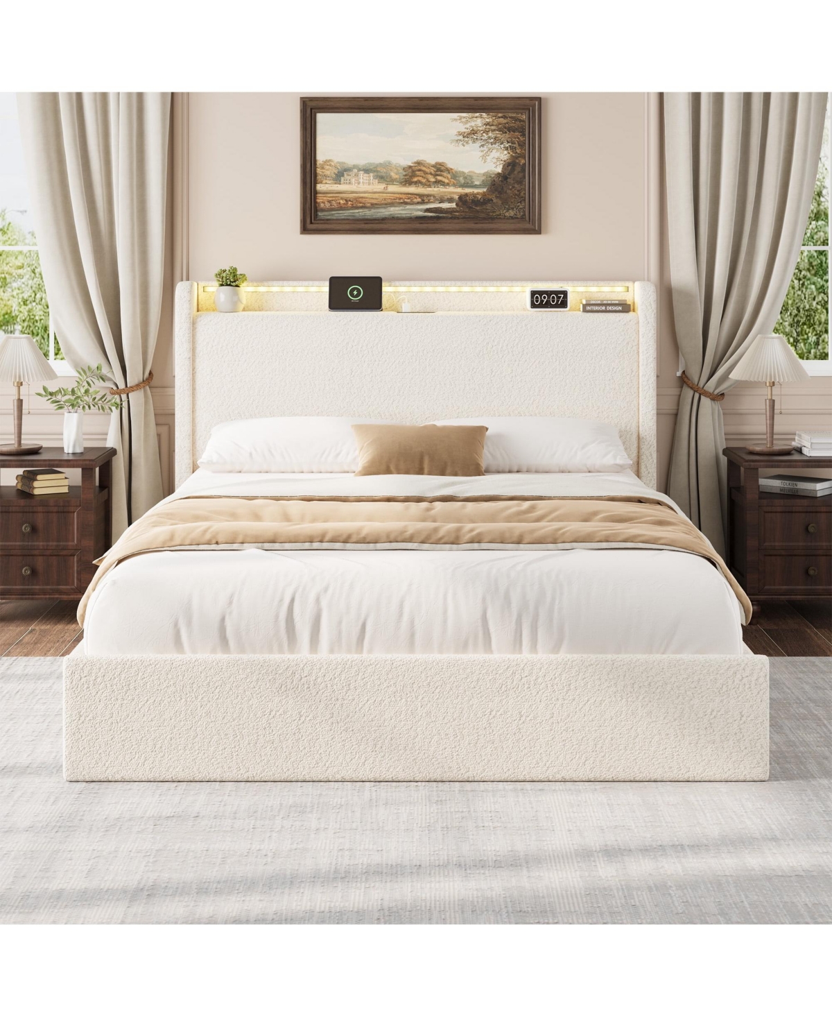 gaomon Platform Bed Frame