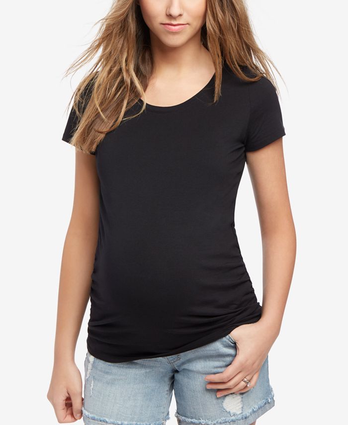 Motherhood Maternity - Maternity Ruched T-Shirt