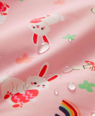 Toddler Girls Fleece Lined Windbreaker Rain Jacket