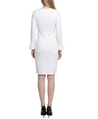 Women's Long-Sleeve Scuba Dress