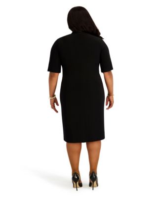 Women's V-Neck Midi Dress