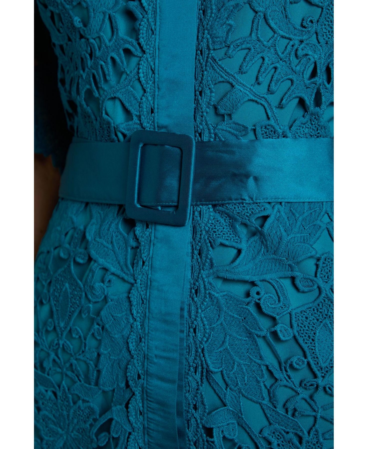 Coast Women's Lace Short Sleeve Shirt Dress